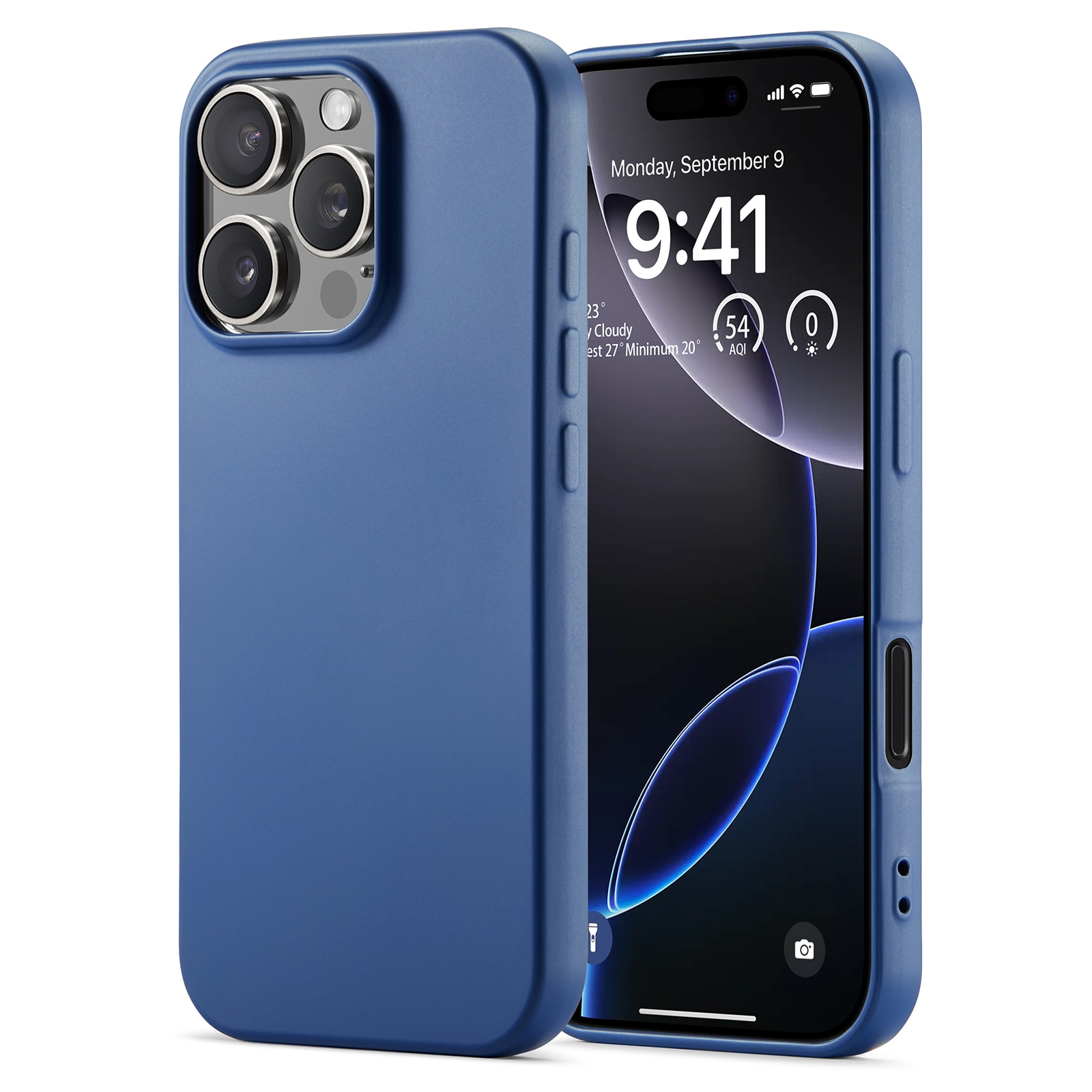 iPhone 16 Pro Max TPU-hülle blau