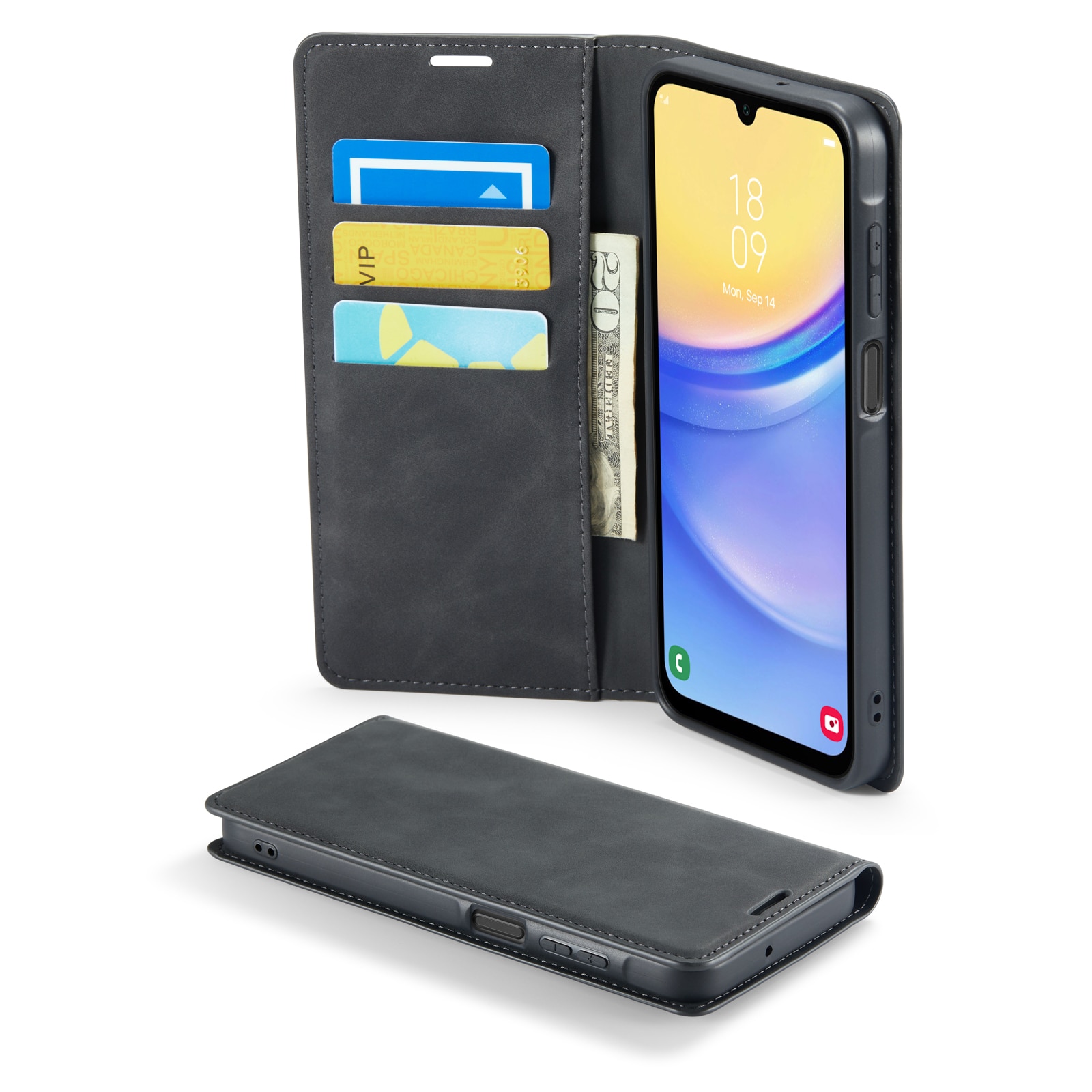 Samsung Galaxy A16 Slim Handytasche schwarz