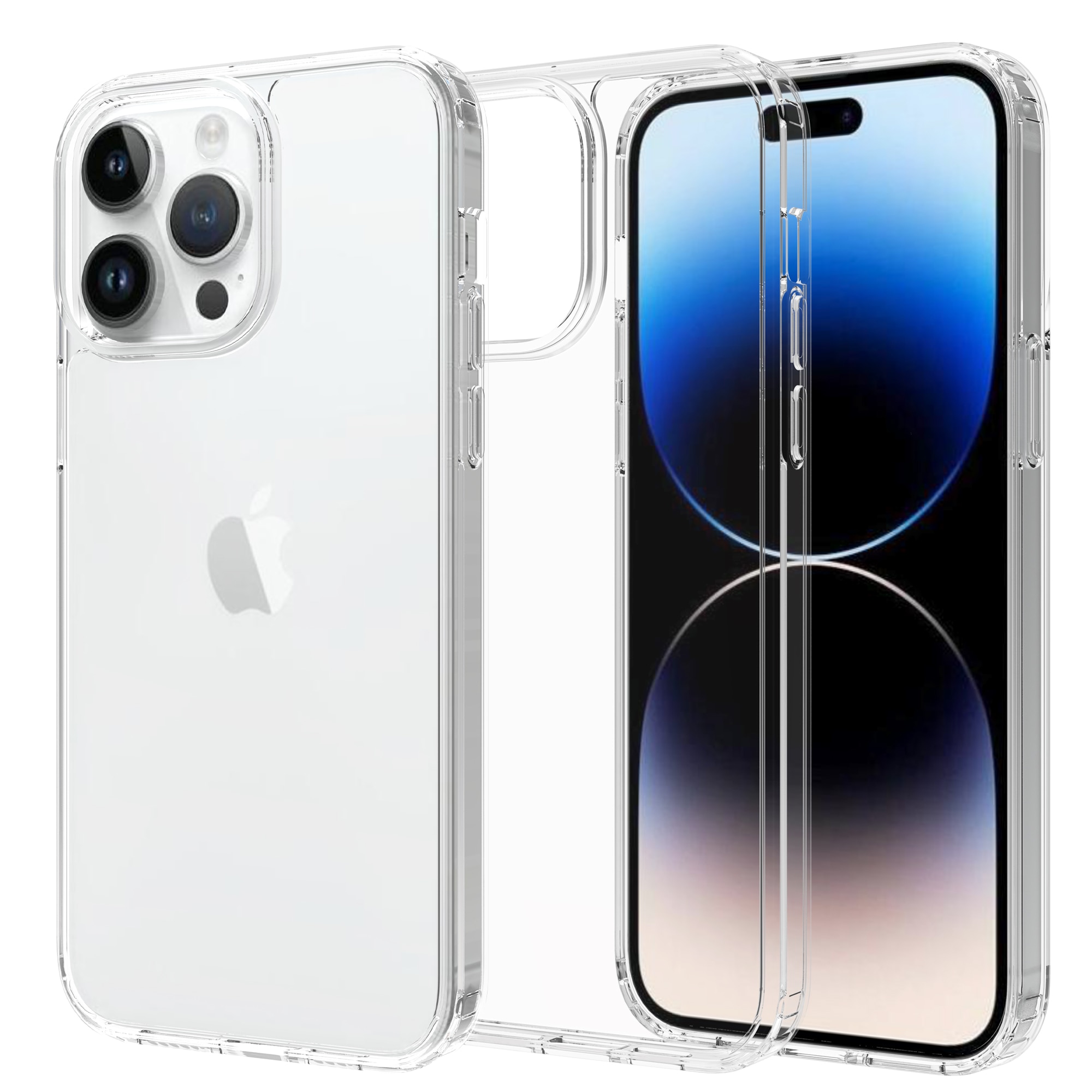 iPhone 14 Pro Hybrid-Hülle durchsichtig