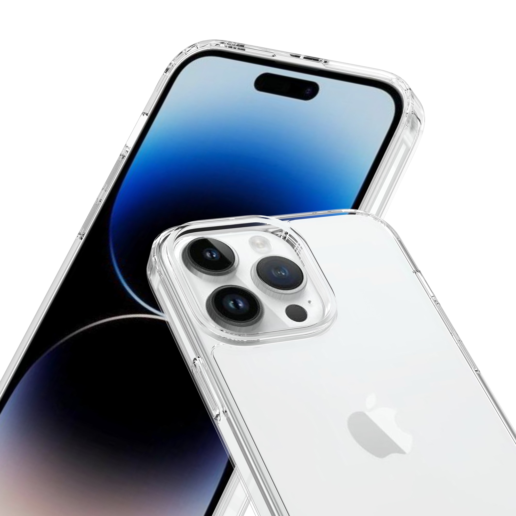 iPhone 14 Pro Hybrid-Hülle durchsichtig