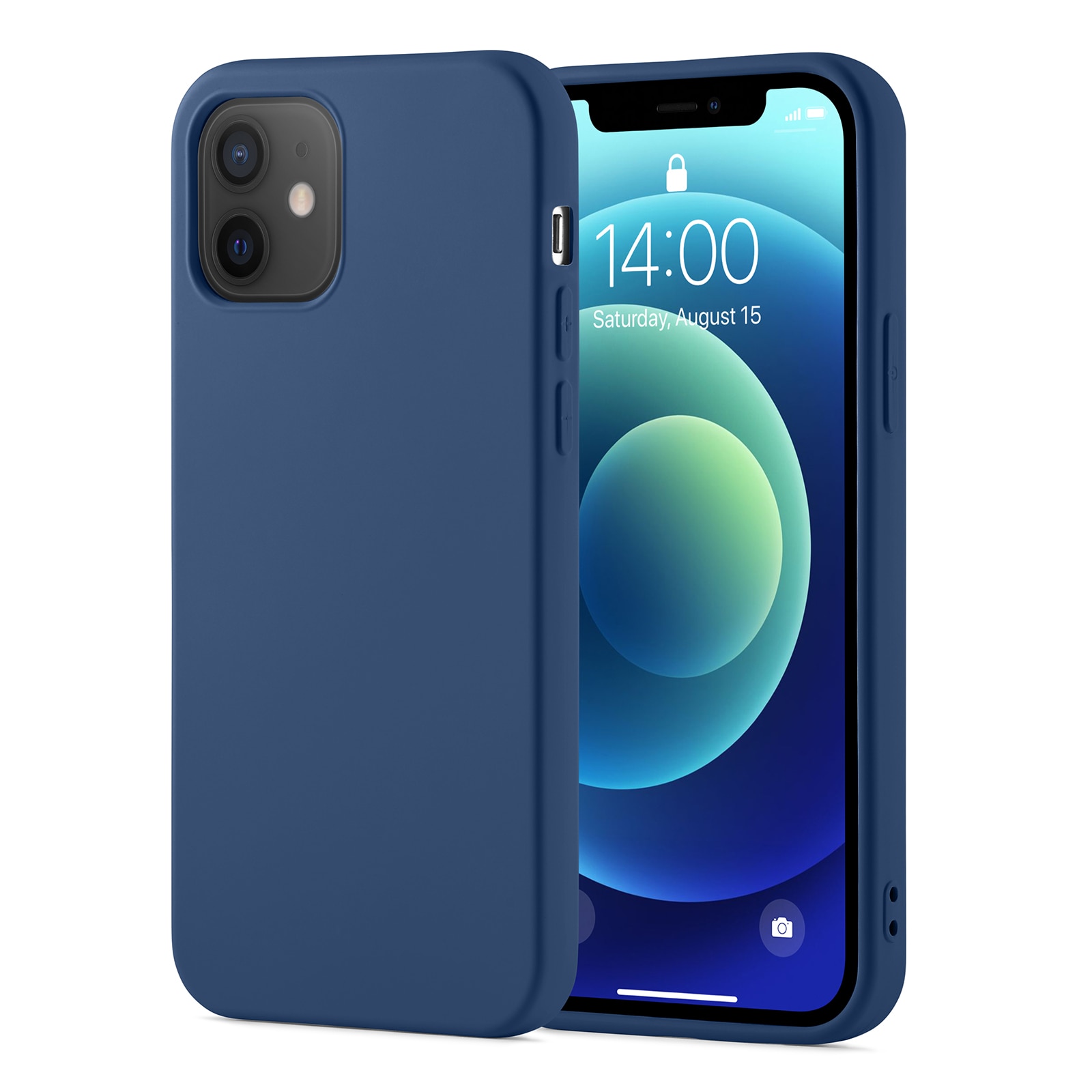 iPhone 12/iPhone 12 Pro TPU-hülle dunkelblau