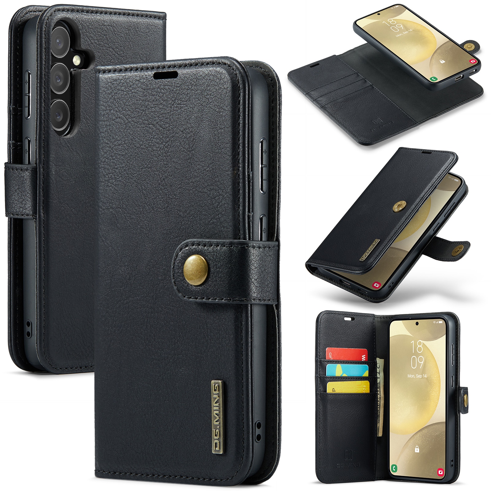 Handytasche Magnetische Samsung Galaxy S25 Plus Black