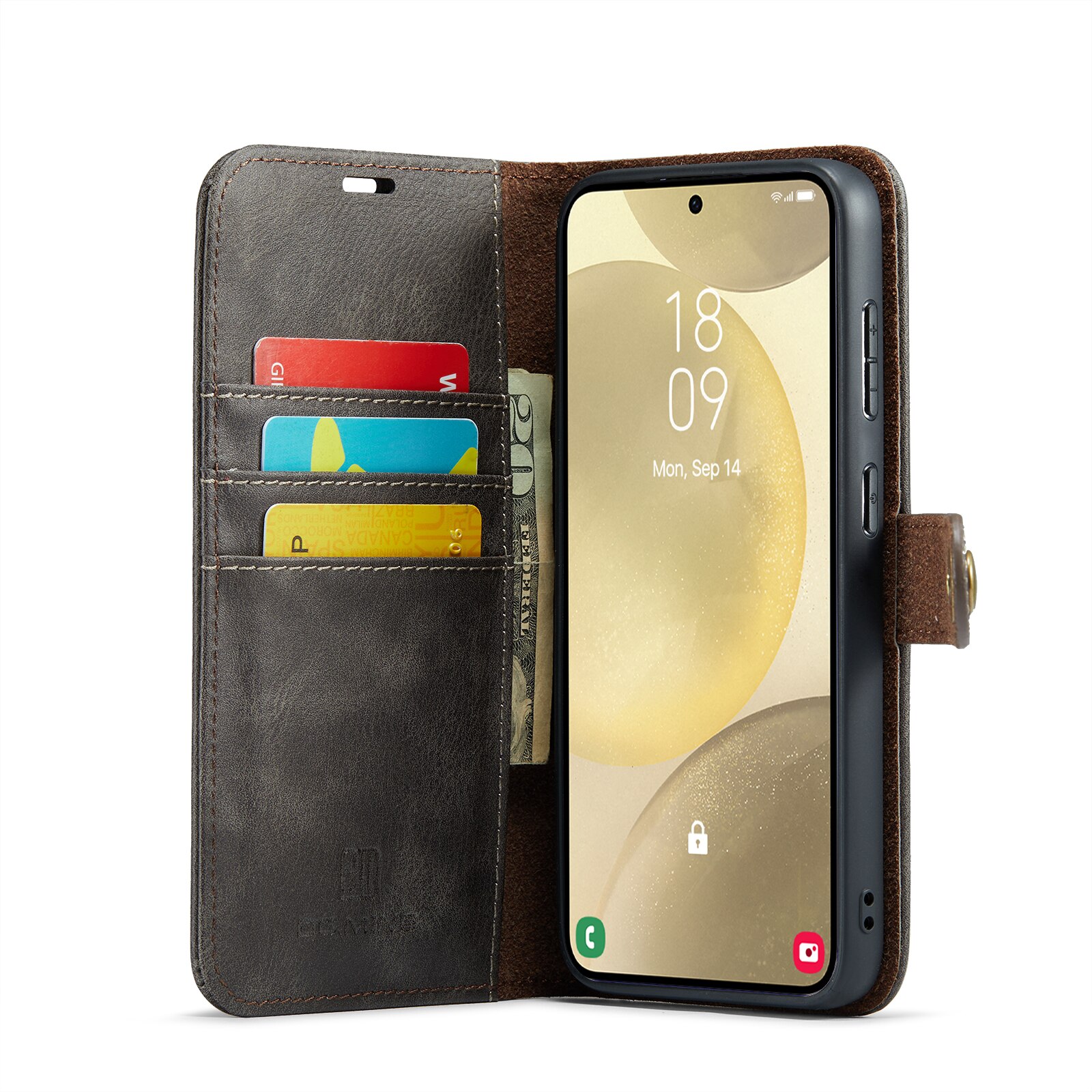 Handytasche Magnetische Samsung Galaxy A56 Cognac