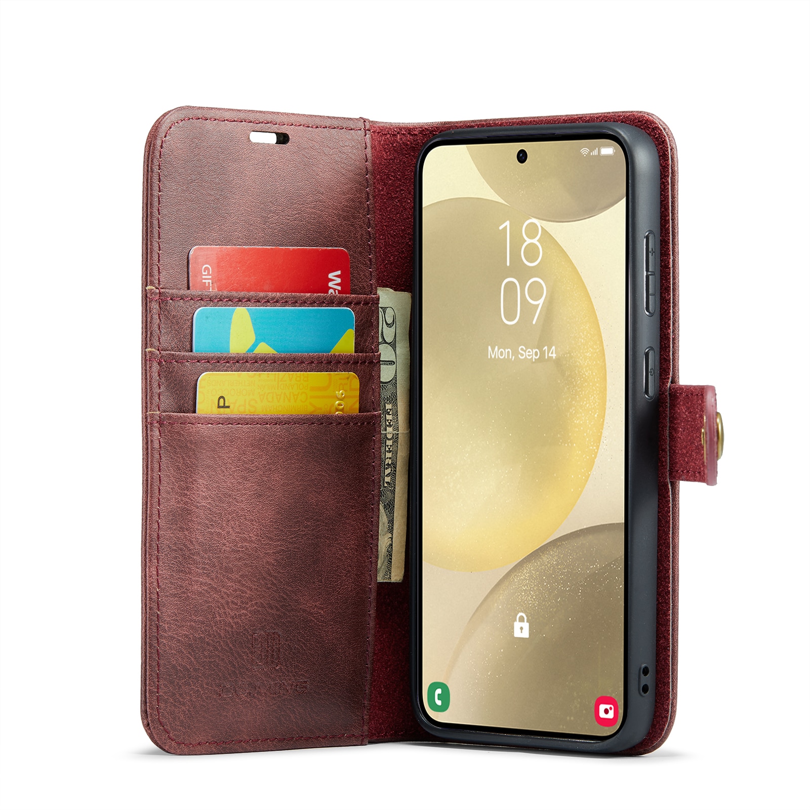 Handytasche Magnetische Samsung Galaxy A56 Cognac