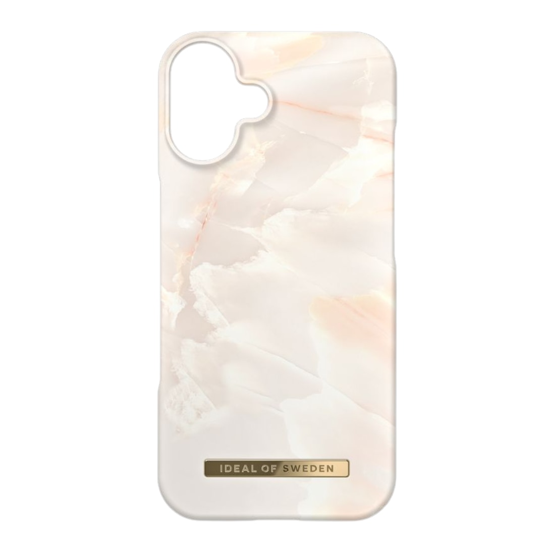 Fashion Hülle iPhone 16 Rose Pearl Marble