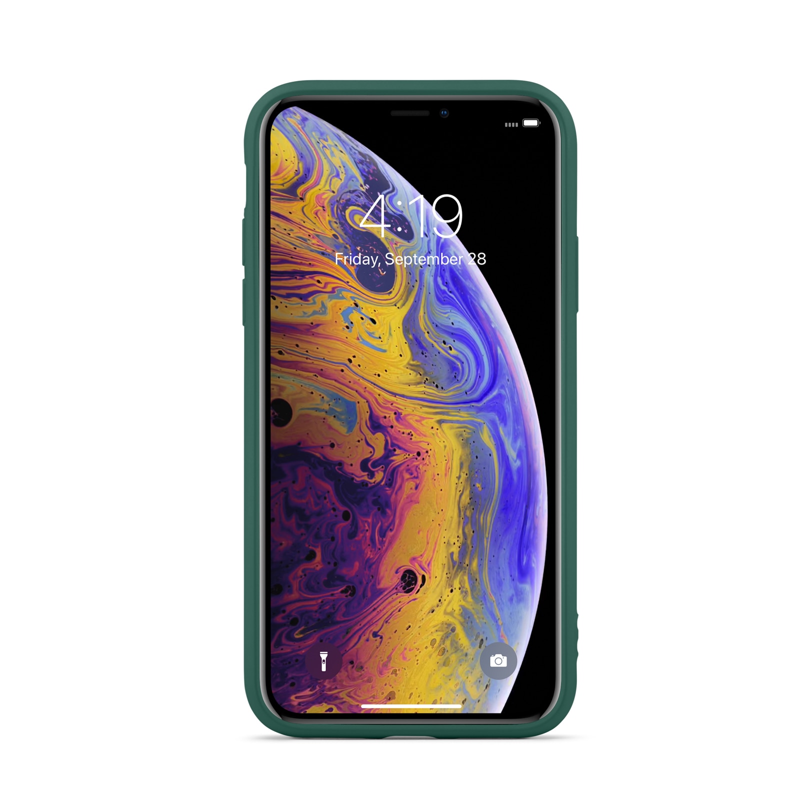 iPhone X/XS TPU-hülle dunkelgrün