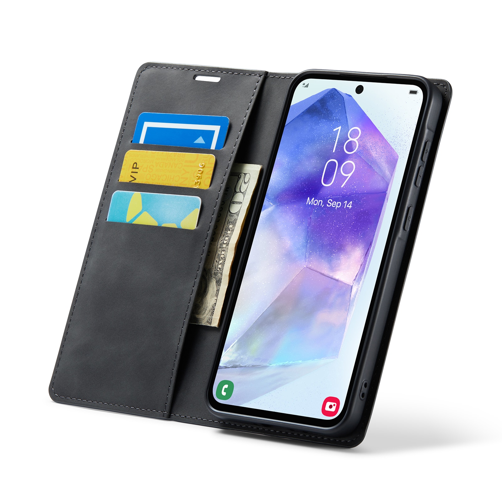 Samsung Galaxy A56 Slim Handytasche Schwarz