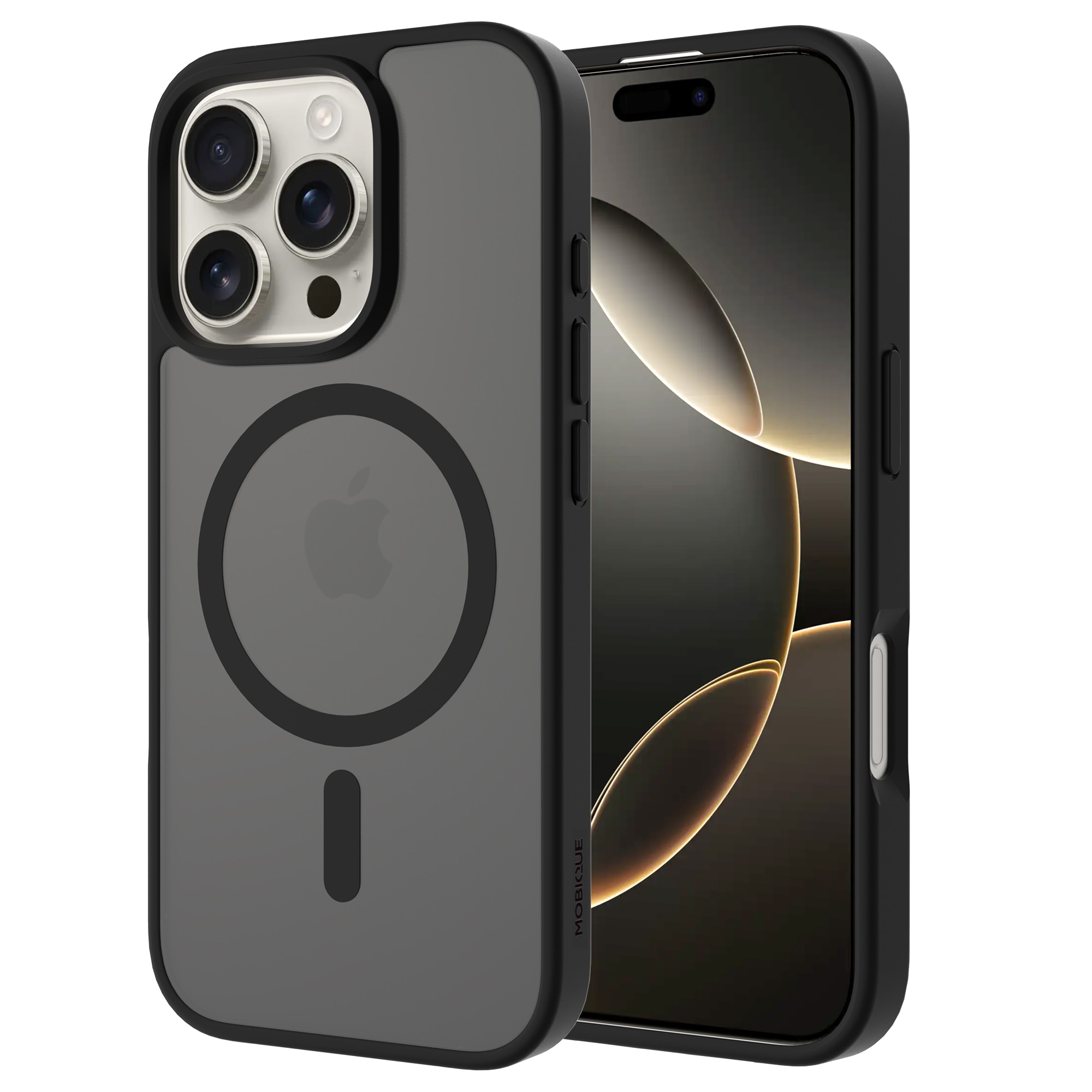 Magnetic Hybrid Hülle iPhone 16 Pro Frosted Black