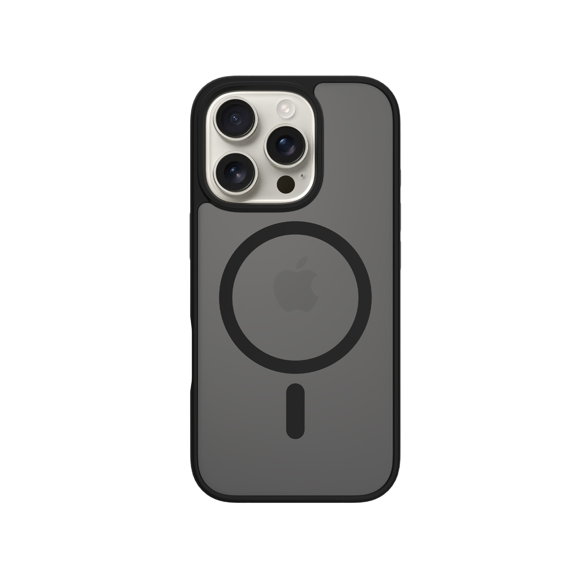 Magnetic Hybrid Hülle iPhone 16 Pro Frosted Black