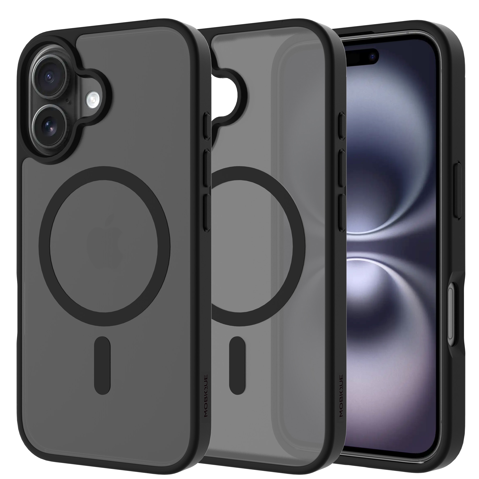 Magnetic Hybrid Hülle iPhone 16 Frosted Black