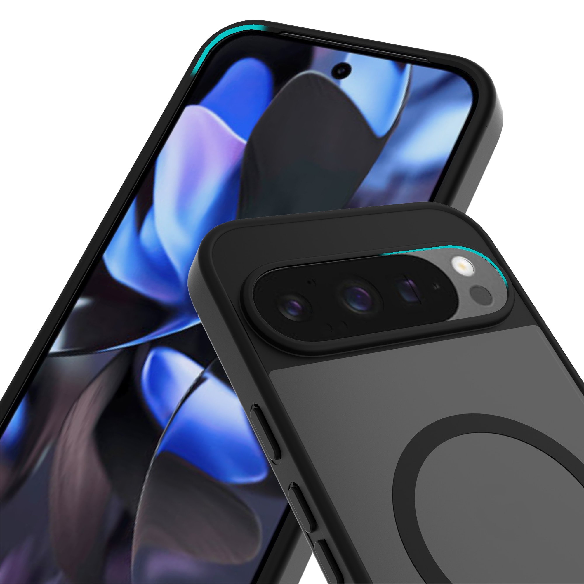 Magnetic Hybrid Hülle Google Pixel 9 Pro XL Frosted Black