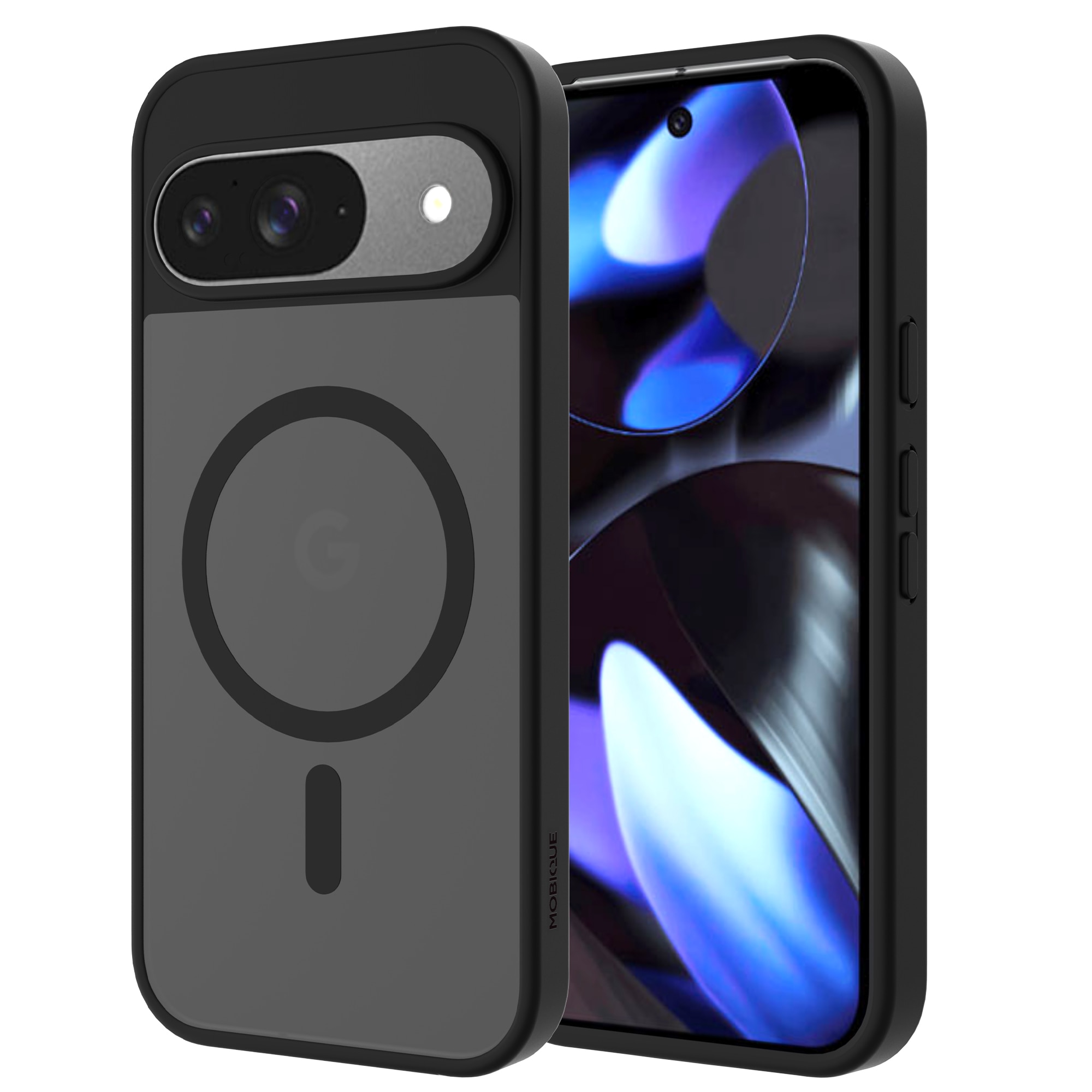 Magnetic Hybrid Hülle Google Pixel 9 Frosted Black