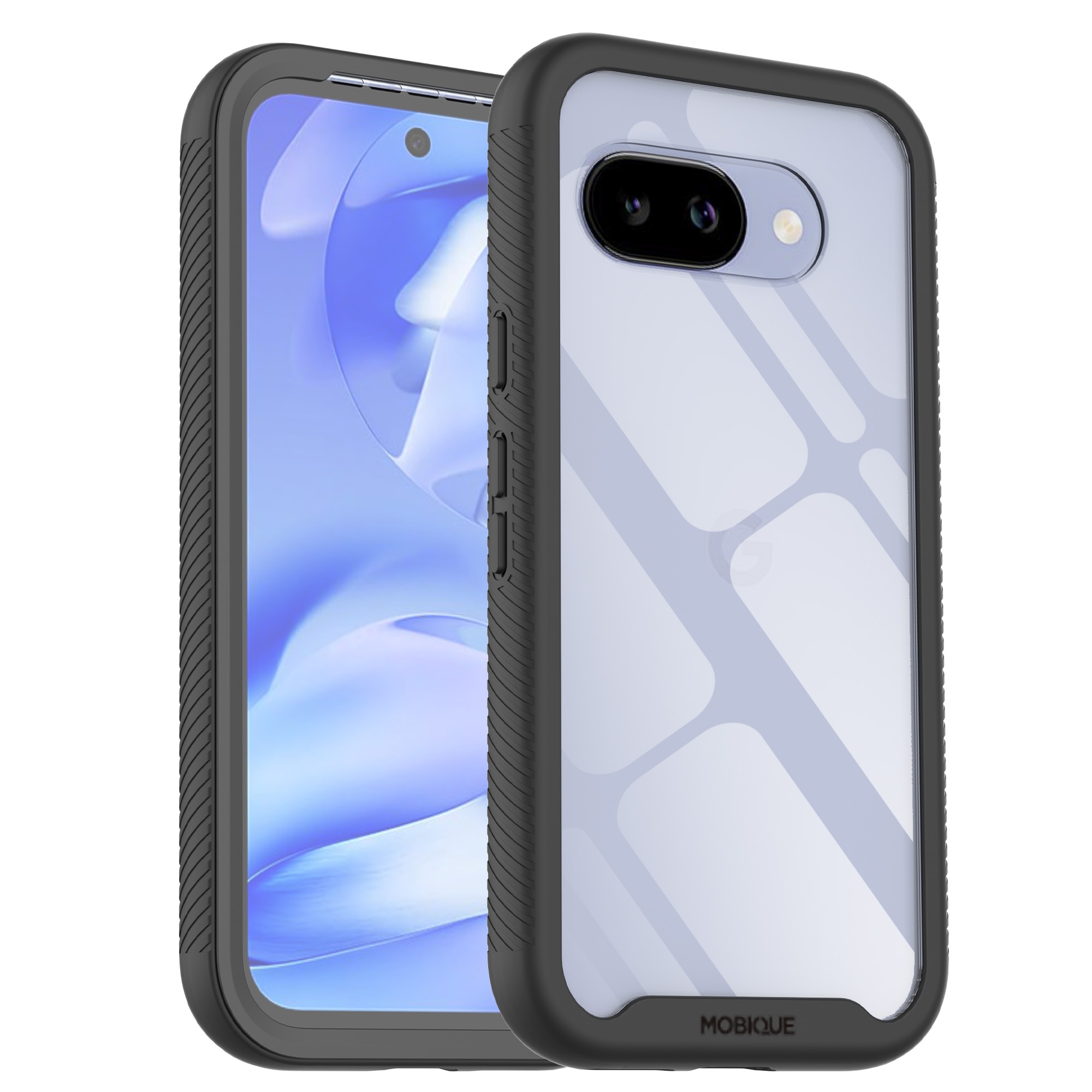 Google Pixel 9a Full Protection Case Schwarz