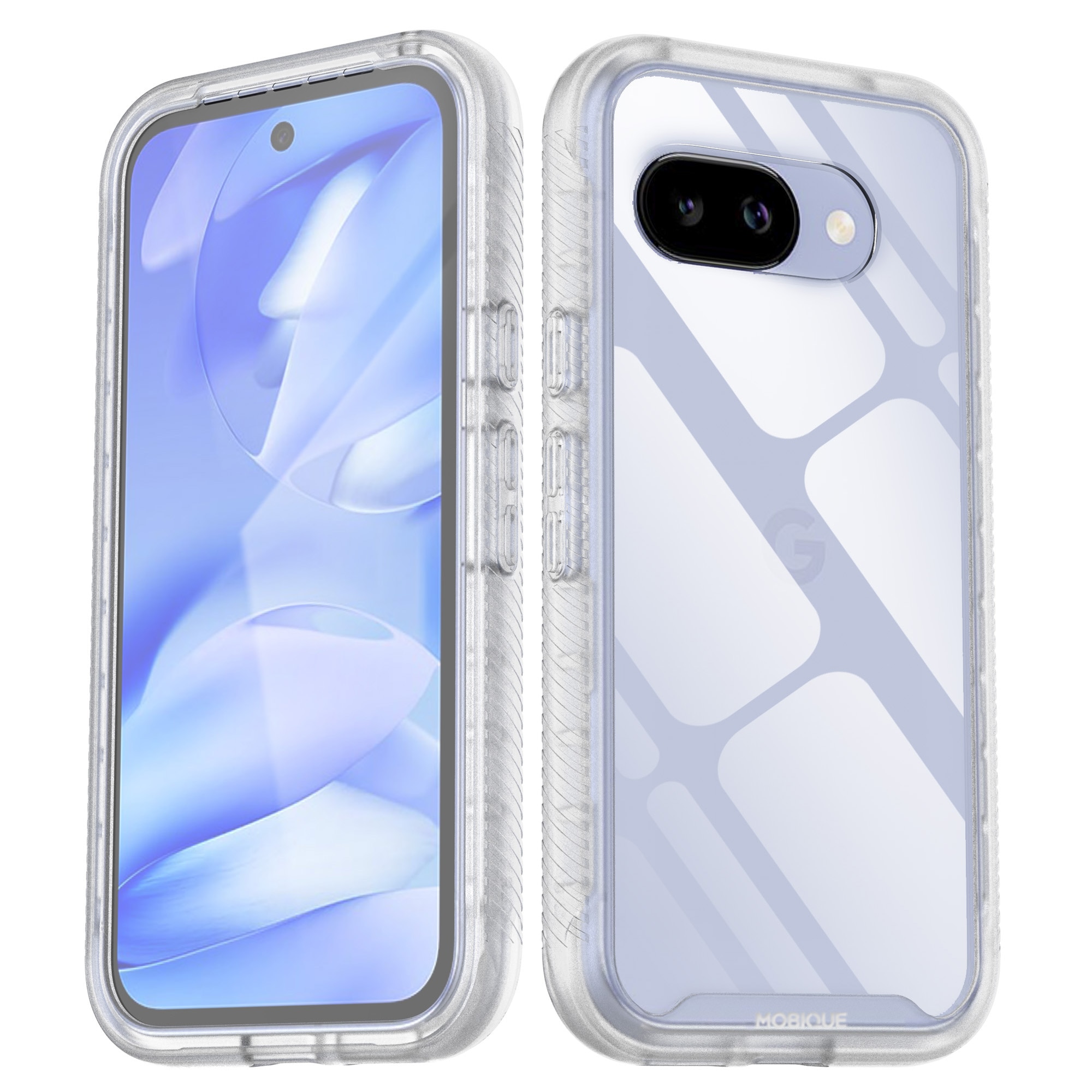 Google Pixel 9a Full Protection Case Transparent