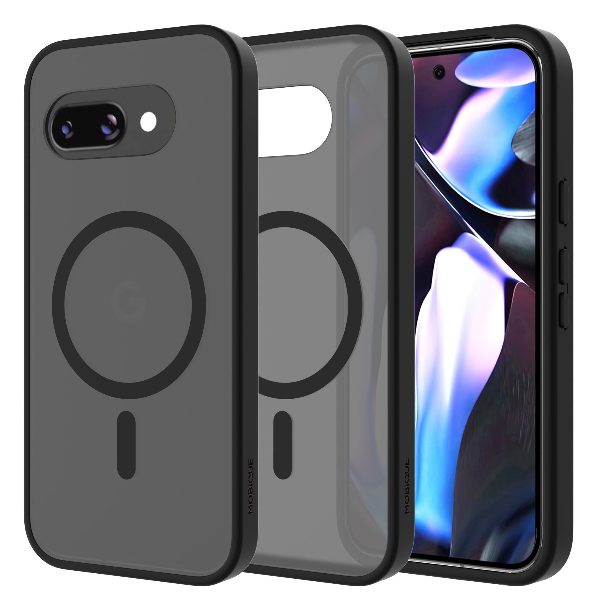 Magnetic Hybrid Hülle Google Pixel 9a Frosted Black