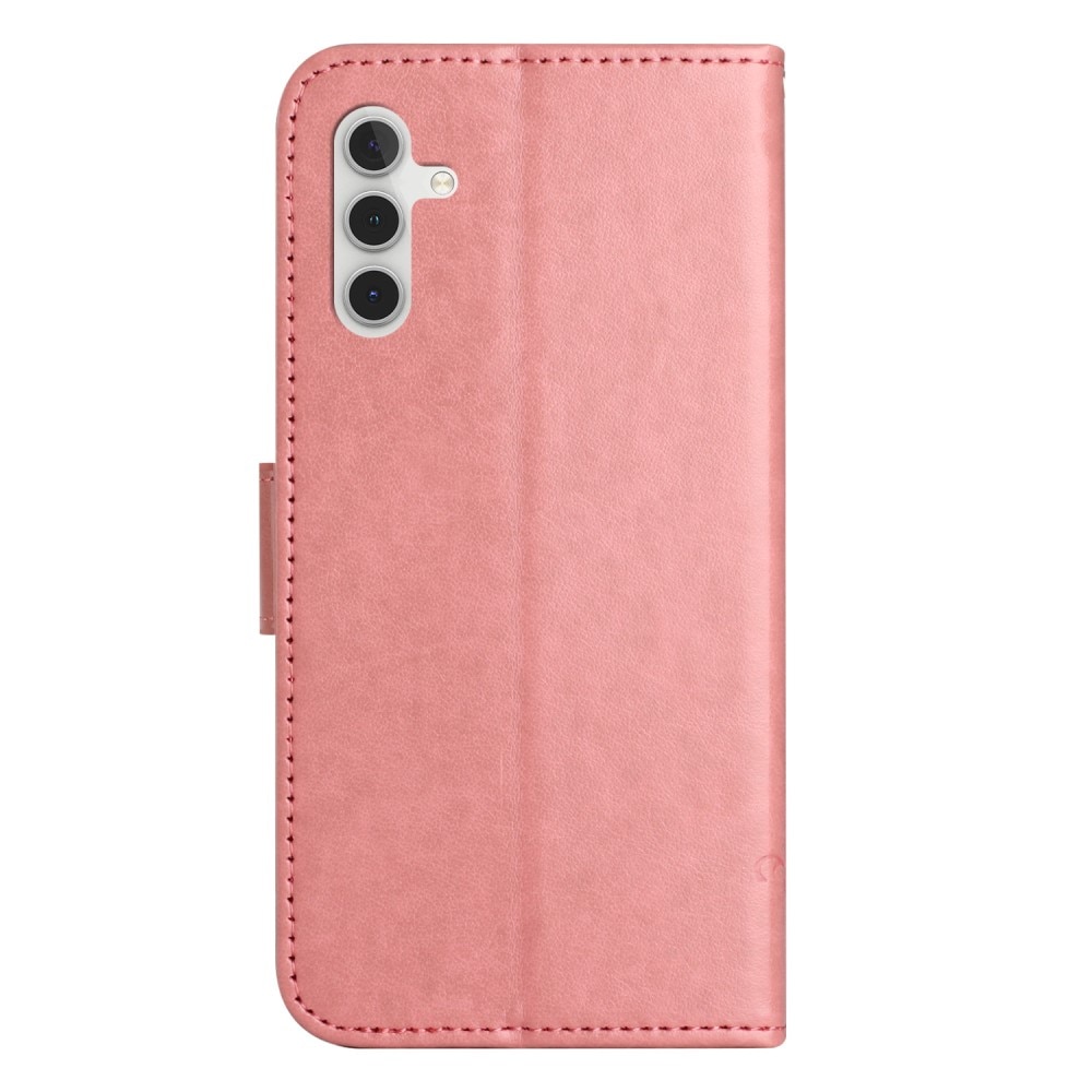 Samsung Galaxy S24 FE Handyhülle mit Schmetterlingsmuster, rosa