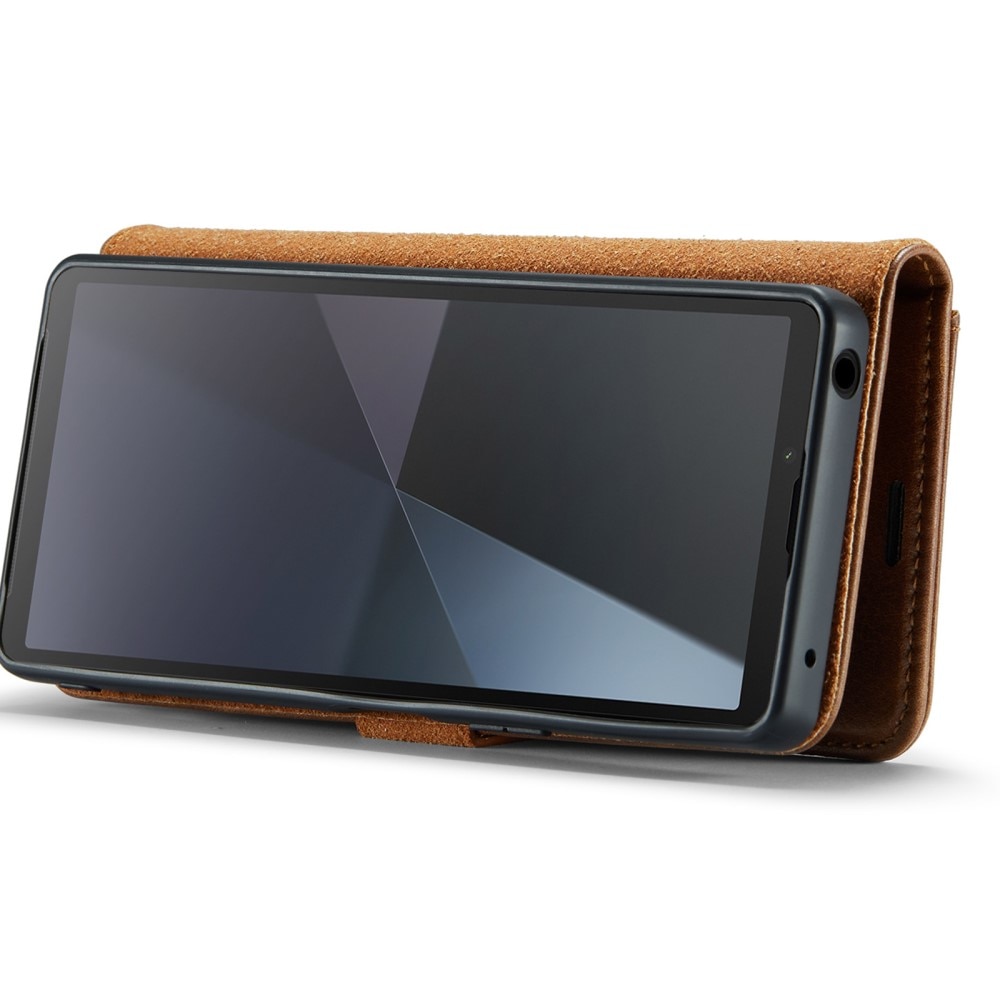 Handytasche Magnetische Sony Xperia 10 VI Cognac