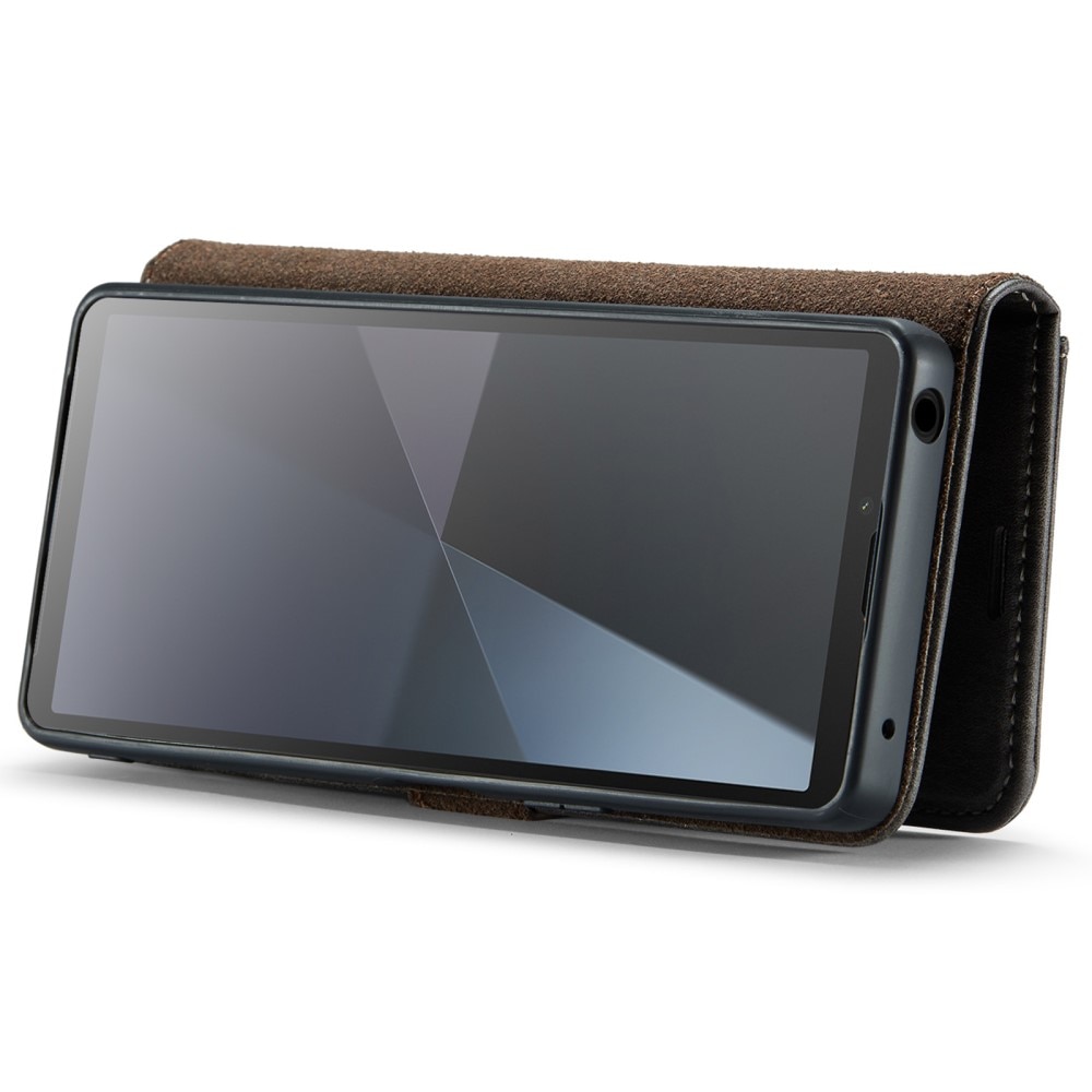 Handytasche Magnetische Sony Xperia 10 VI Brown