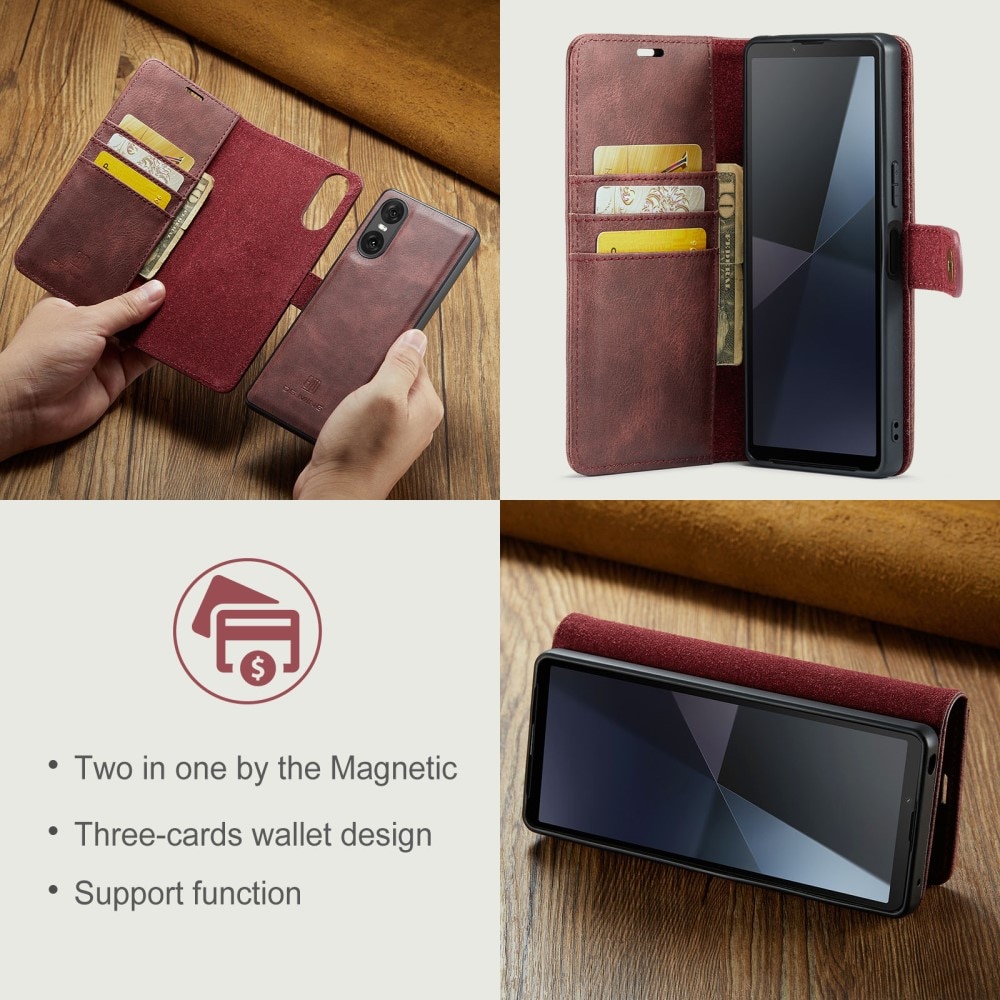 Handytasche Magnetische Sony Xperia 10 VI Red