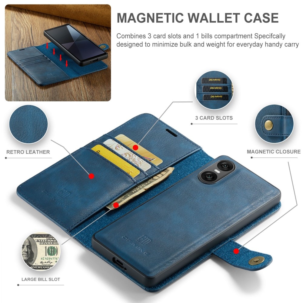 Handytasche Magnetische Sony Xperia 10 VI Blue