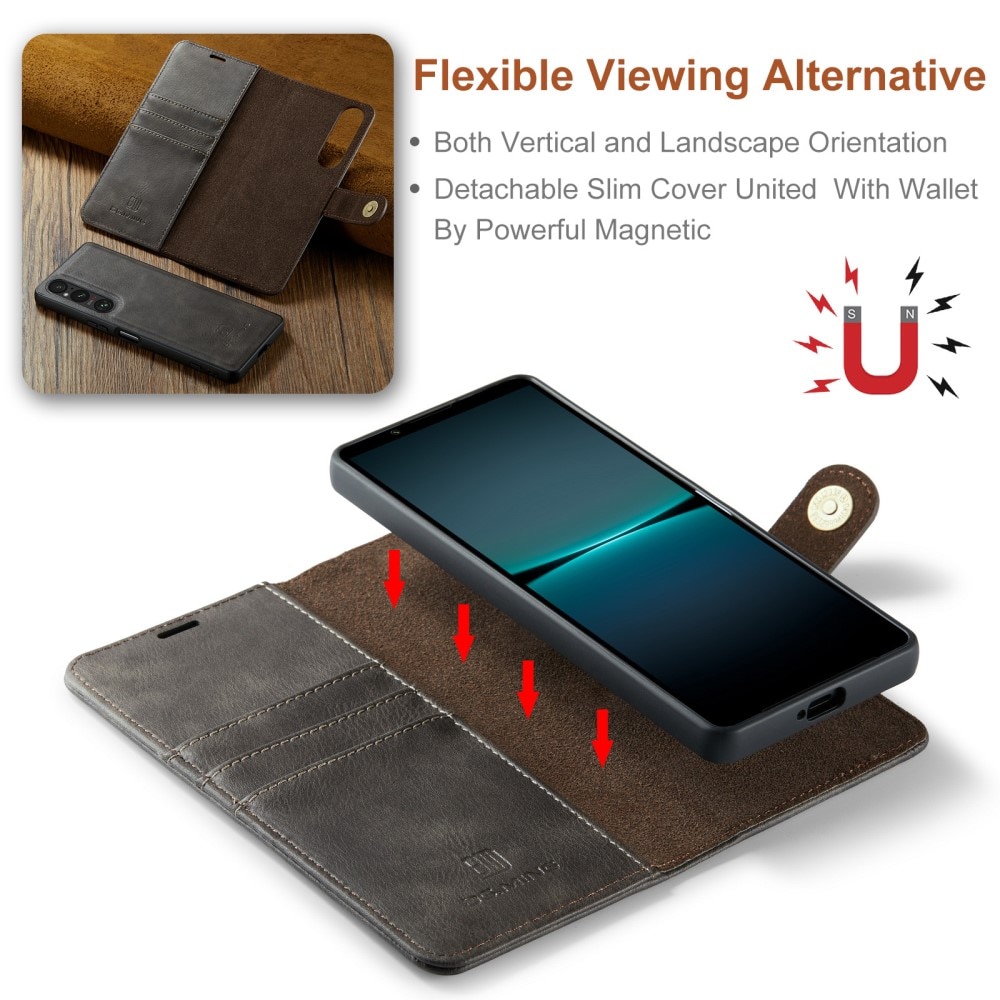 Handytasche Magnetische Sony Xperia 1 VI Brown