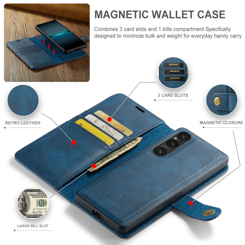 Handytasche Magnetische Sony Xperia 1 VI Blue