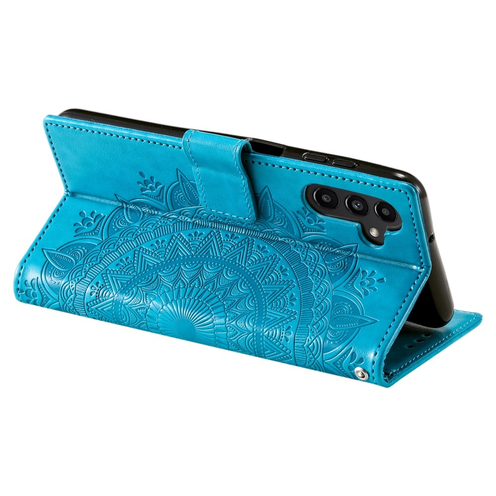 Samsung Galaxy S24 FE Handytasche Mandala blau