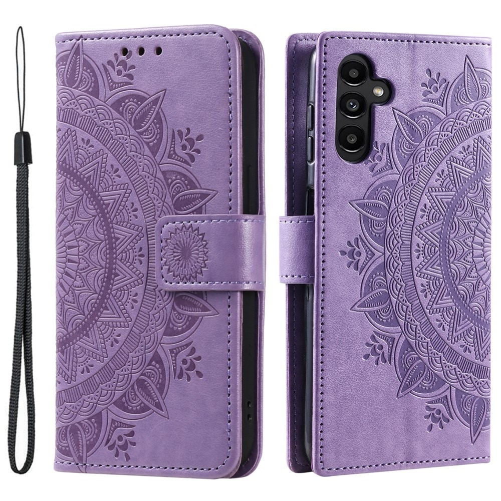 Samsung Galaxy S24 FE Handytasche Mandala lila