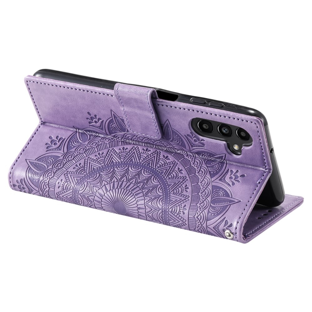 Samsung Galaxy S24 FE Handytasche Mandala lila