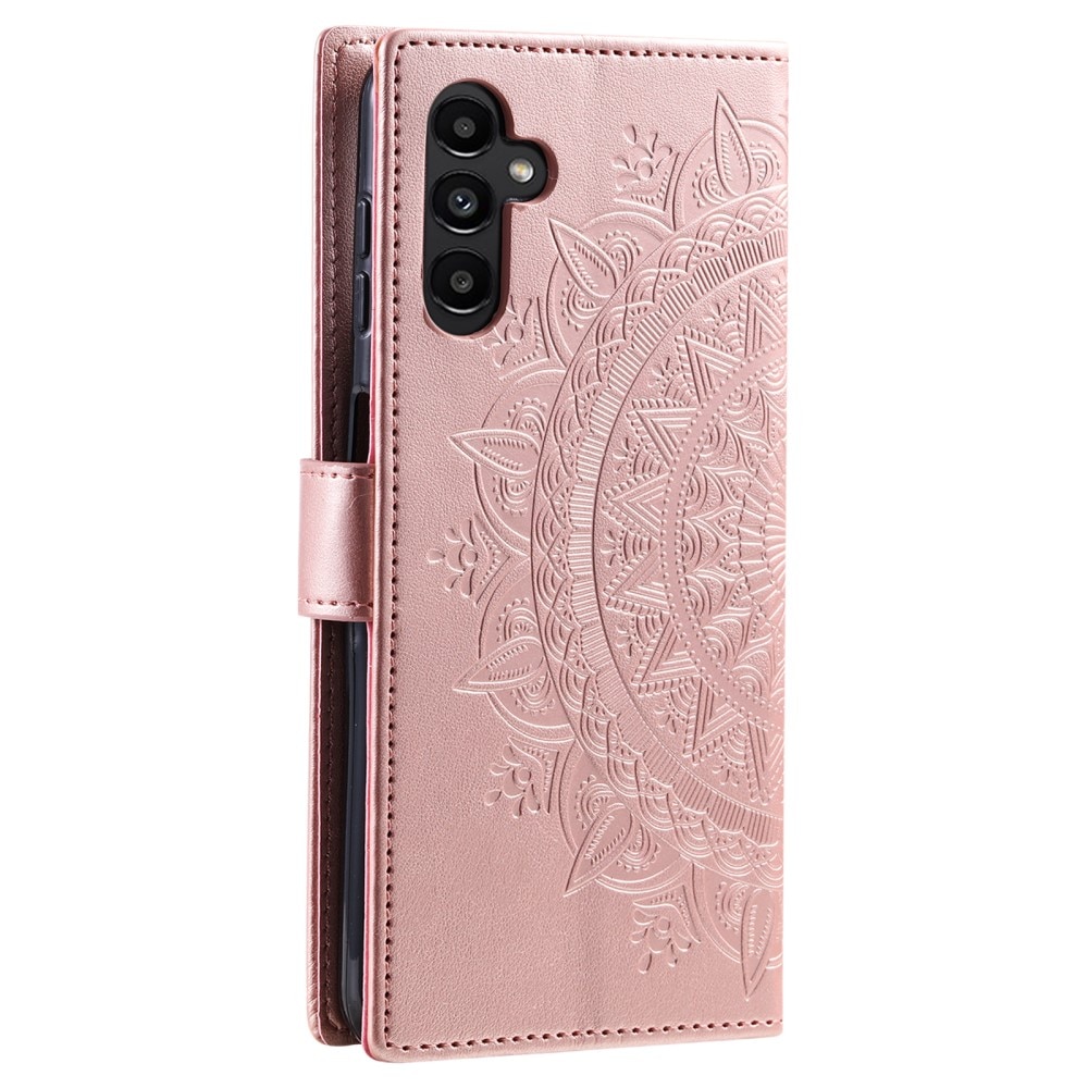 Samsung Galaxy S24 FE Handytasche Mandala roségold