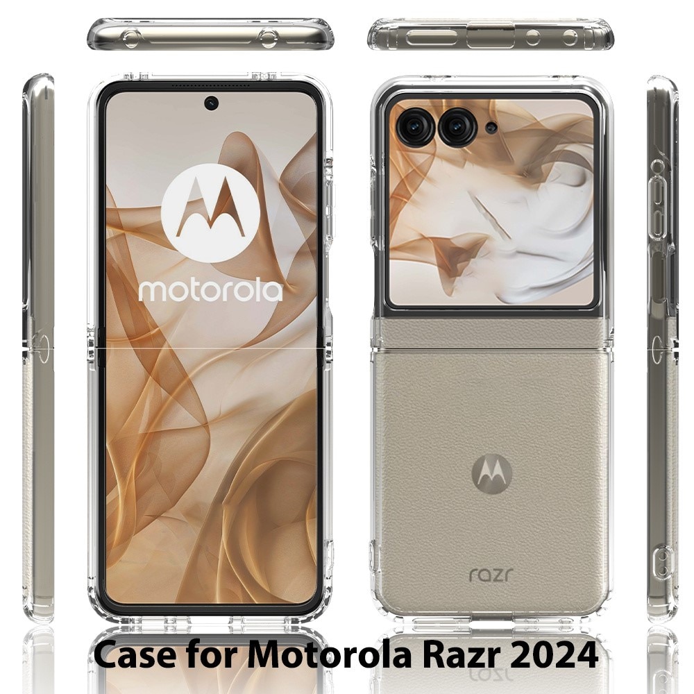 Motorola Razr 50 Hybrid-Hülle durchsichtig