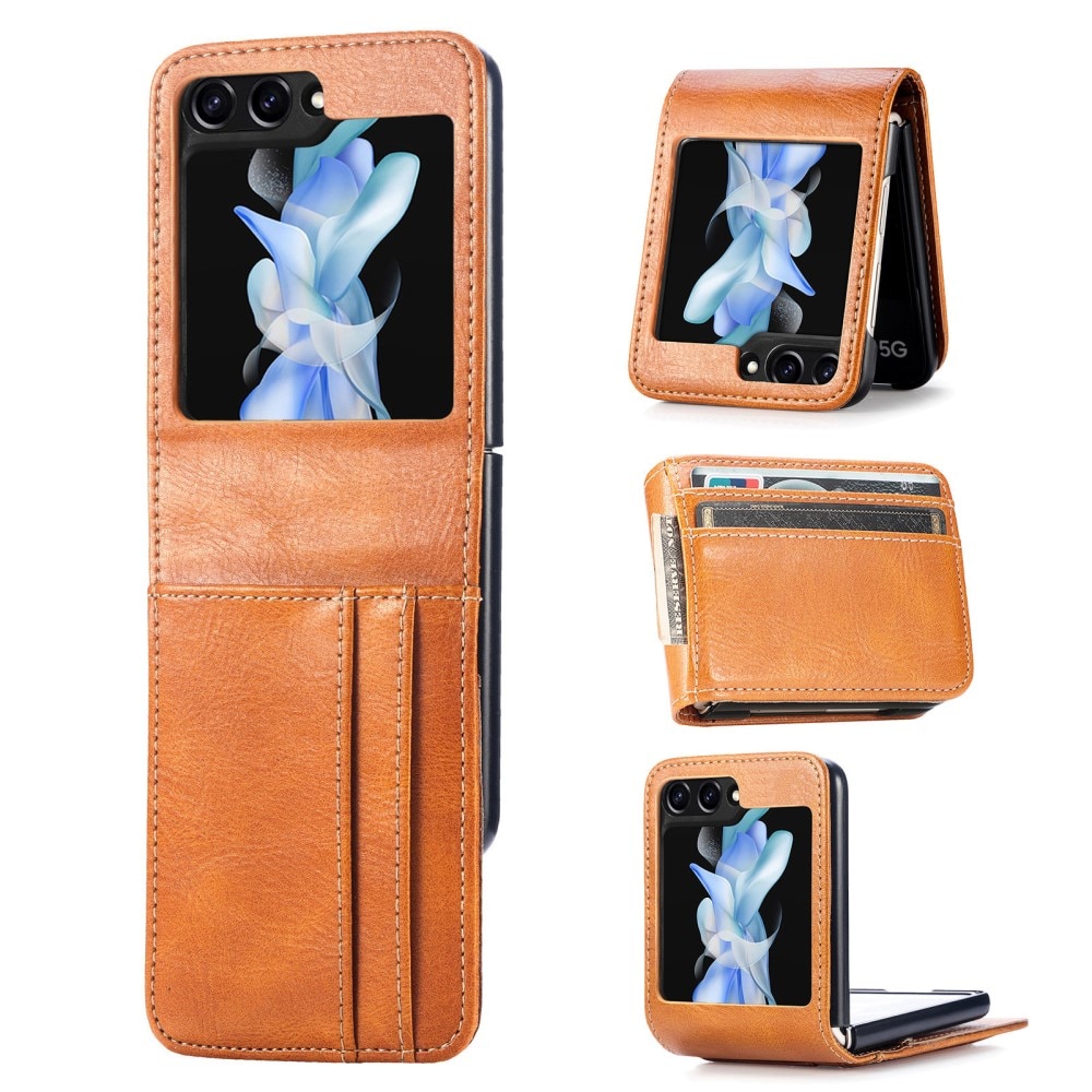 Samsung Galaxy Z Flip 6 Handytasche cognac