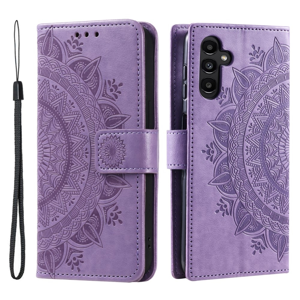 Samsung Galaxy A16 Handytasche Mandala lila