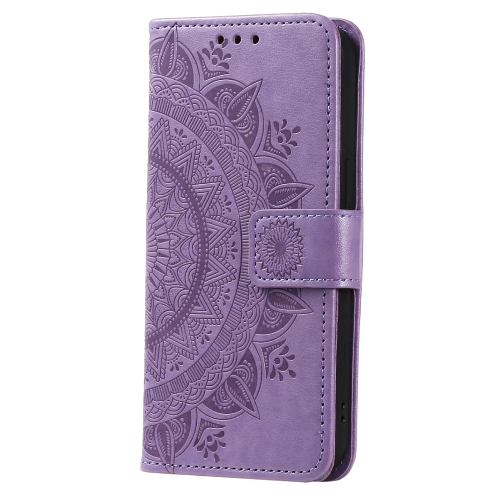 Samsung Galaxy A16 Handytasche Mandala lila