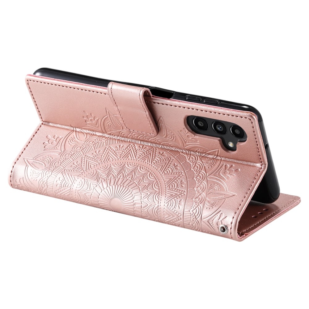 Samsung Galaxy A16 Handytasche Mandala roségold