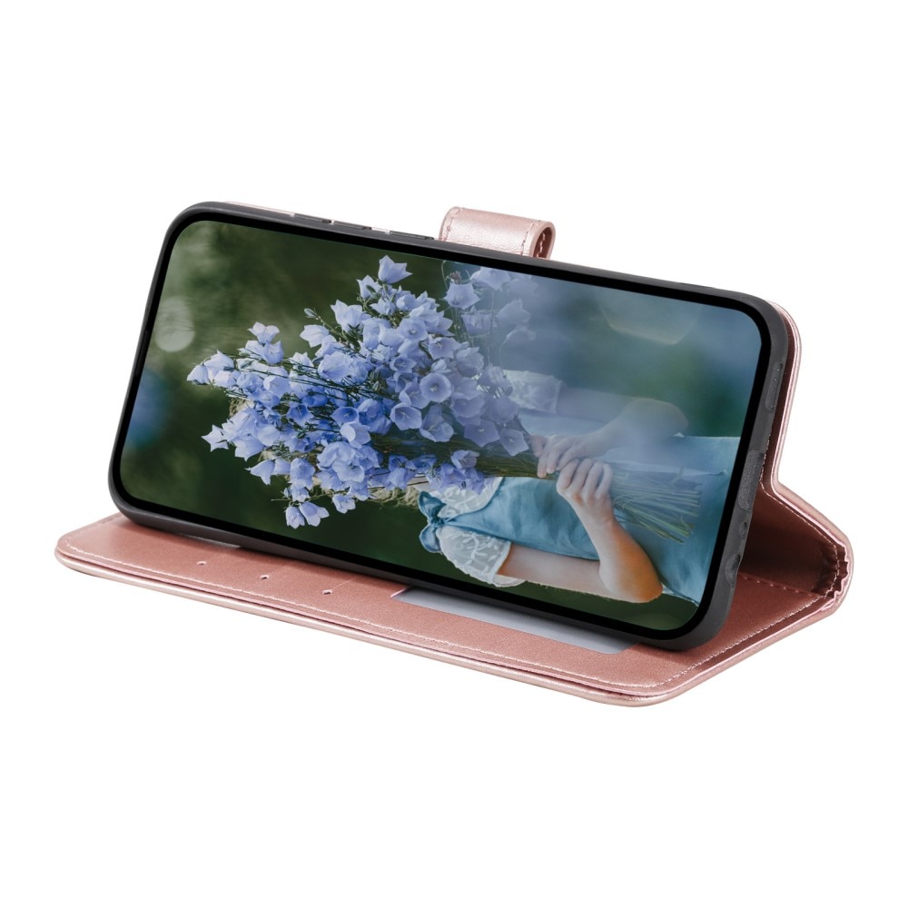 Samsung Galaxy A16 Handytasche Mandala roségold