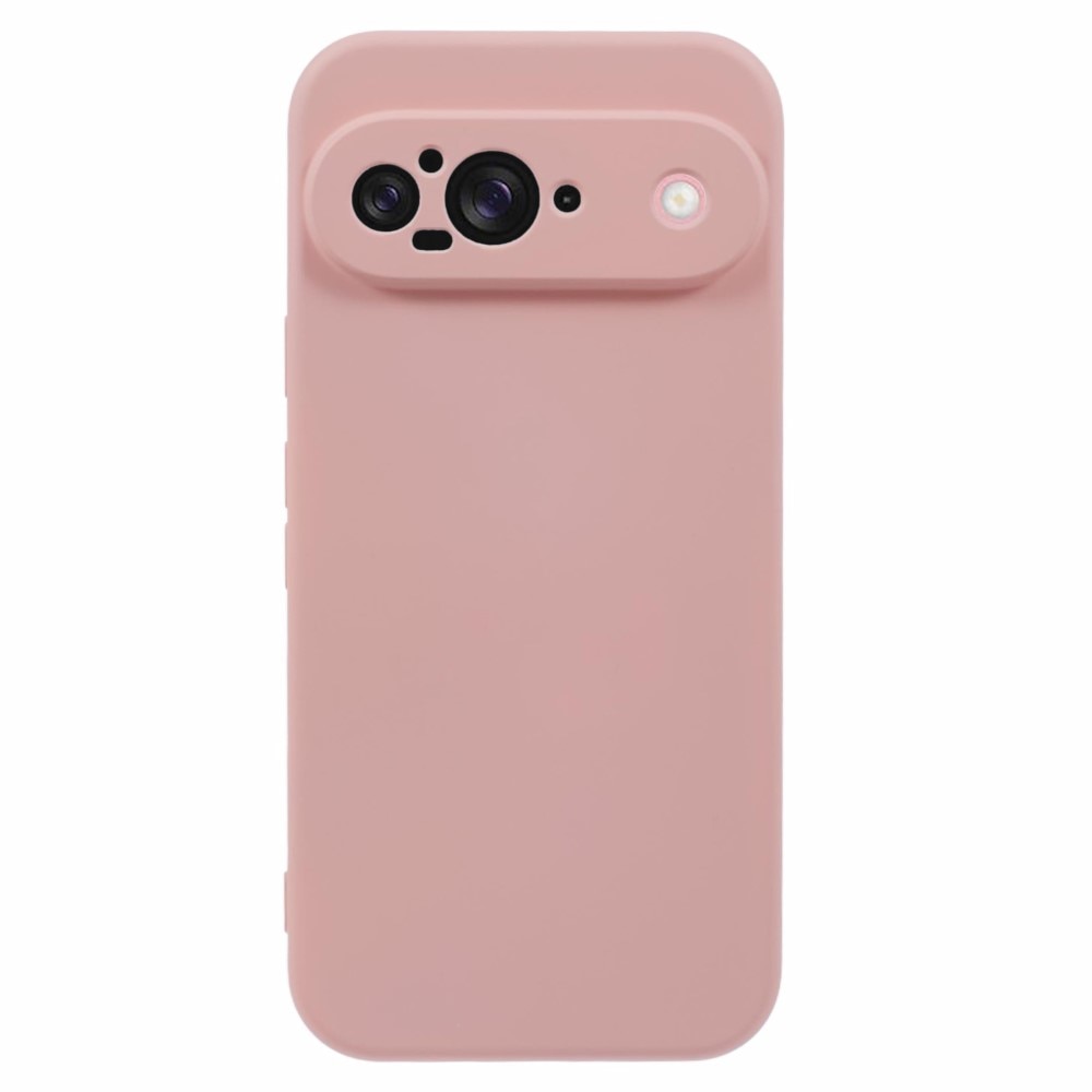 Google Pixel 9 Stoßfeste TPU-hülle Rosa