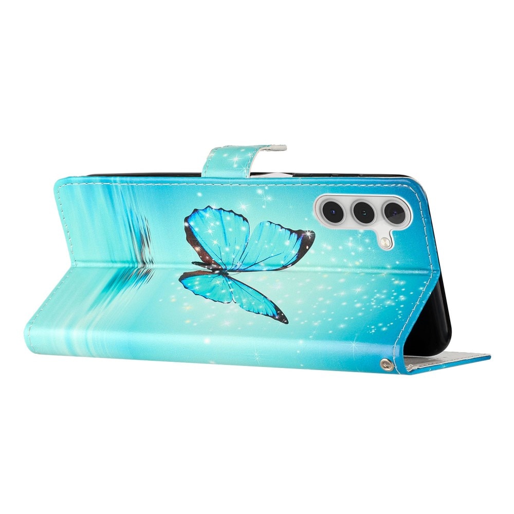 Samsung Galaxy A16 Handytasche blaue Schmetterlinge