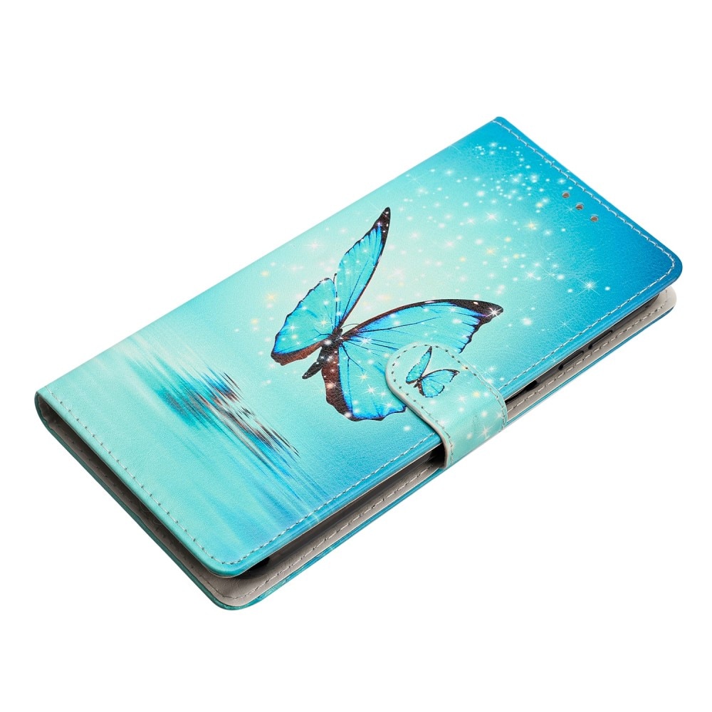 Samsung Galaxy A16 Handytasche blaue Schmetterlinge