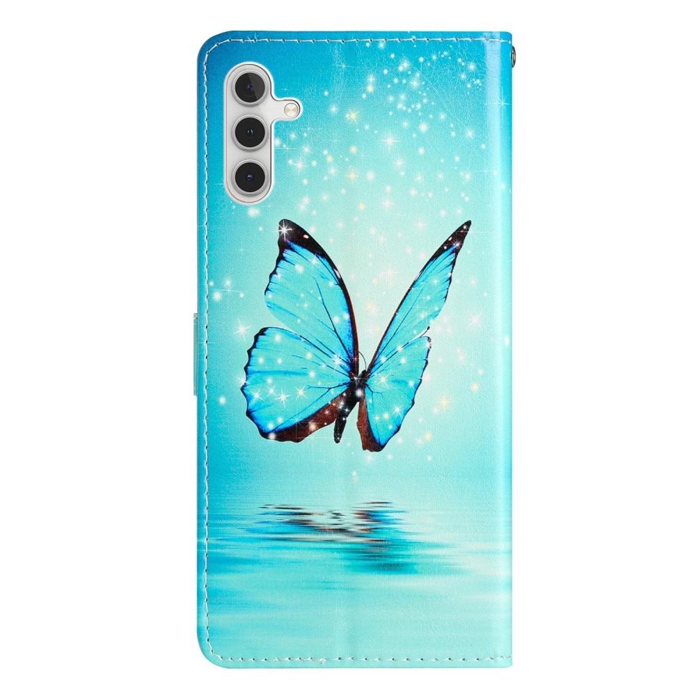 Samsung Galaxy A16 Handytasche blaue Schmetterlinge