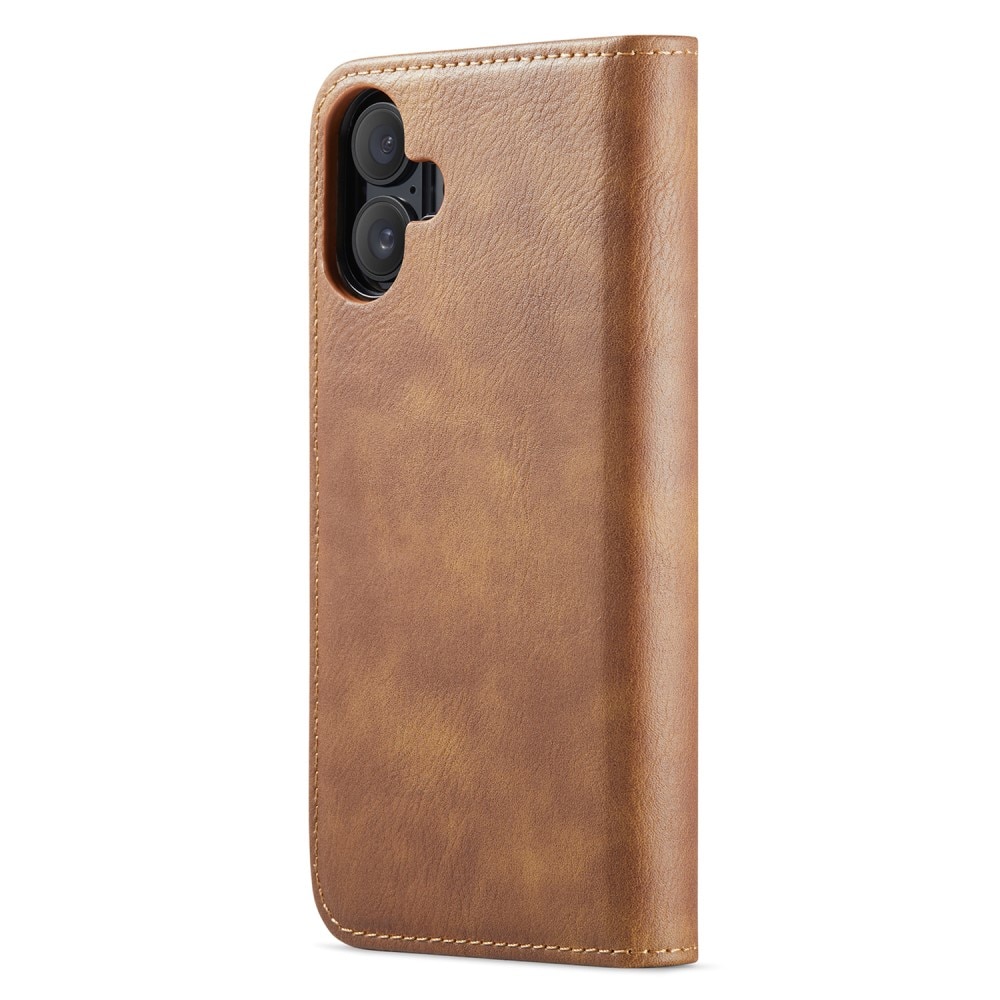 Handytasche Magnetische iPhone 16 Plus Cognac