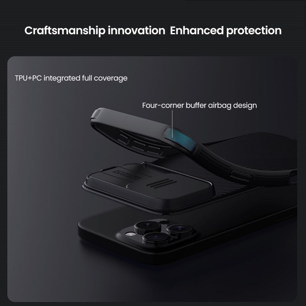 CamShield Hülle iPhone 16 Pro schwarz