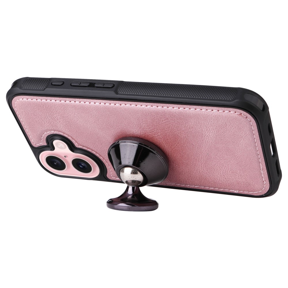 iPhone 16 Magnet Leather Multi-Wallet rosa