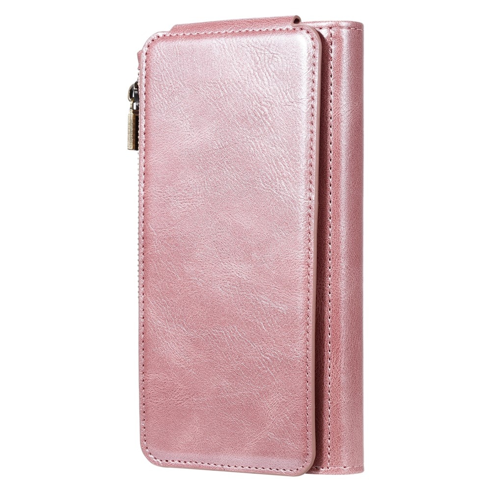 iPhone 16 Magnet Leather Multi-Wallet rosa