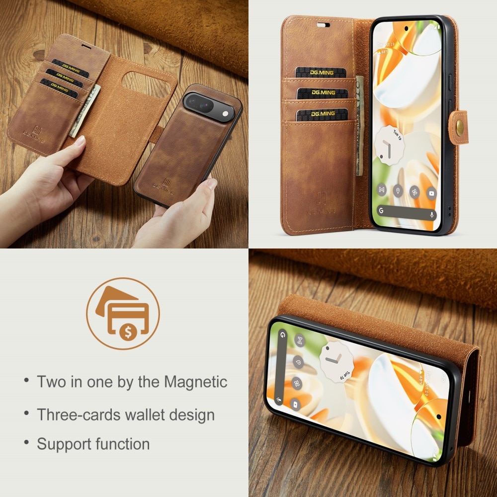 Handytasche Magnetische Google Pixel 9 Pro Cognac