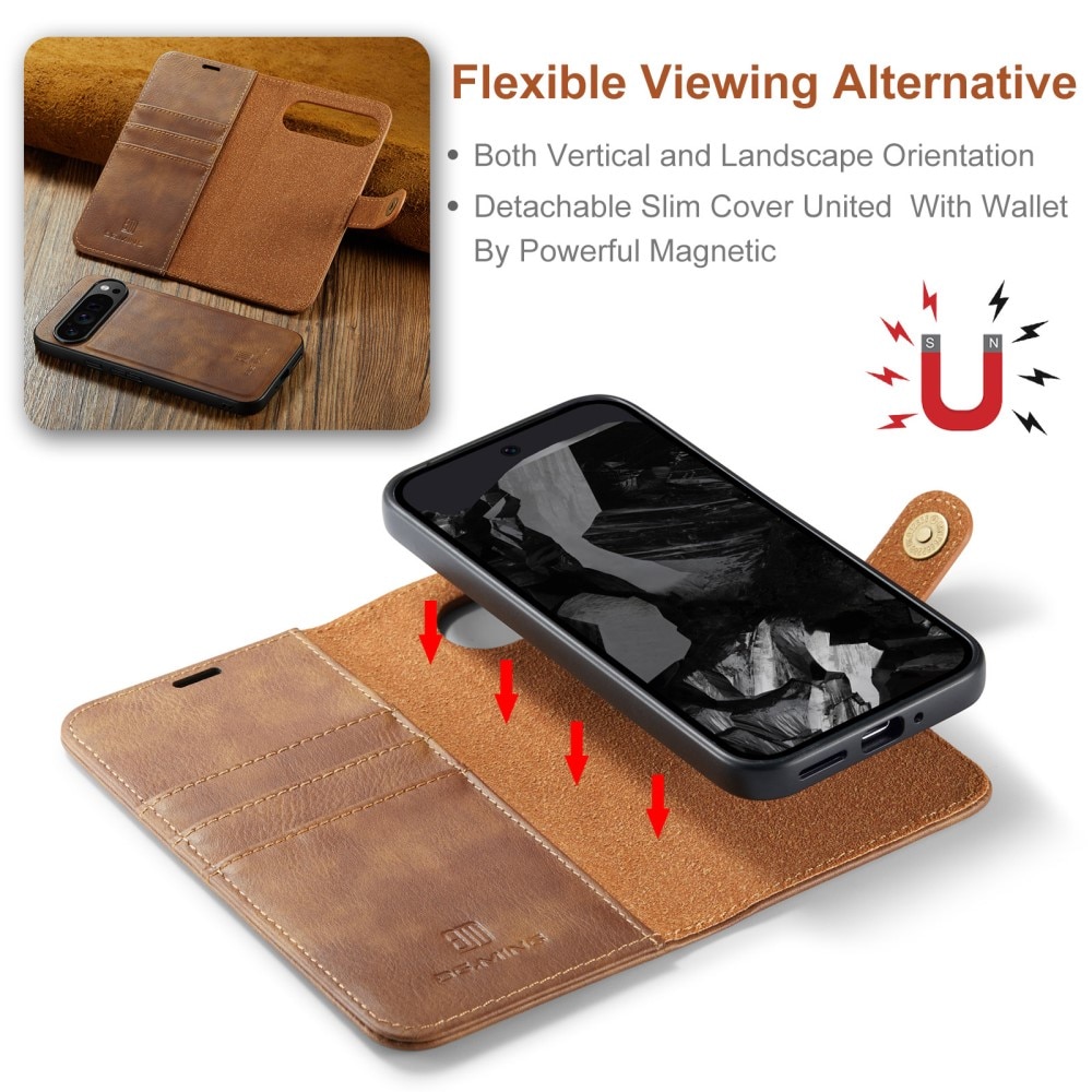 Handytasche Magnetische Google Pixel 9 Pro XL Cognac