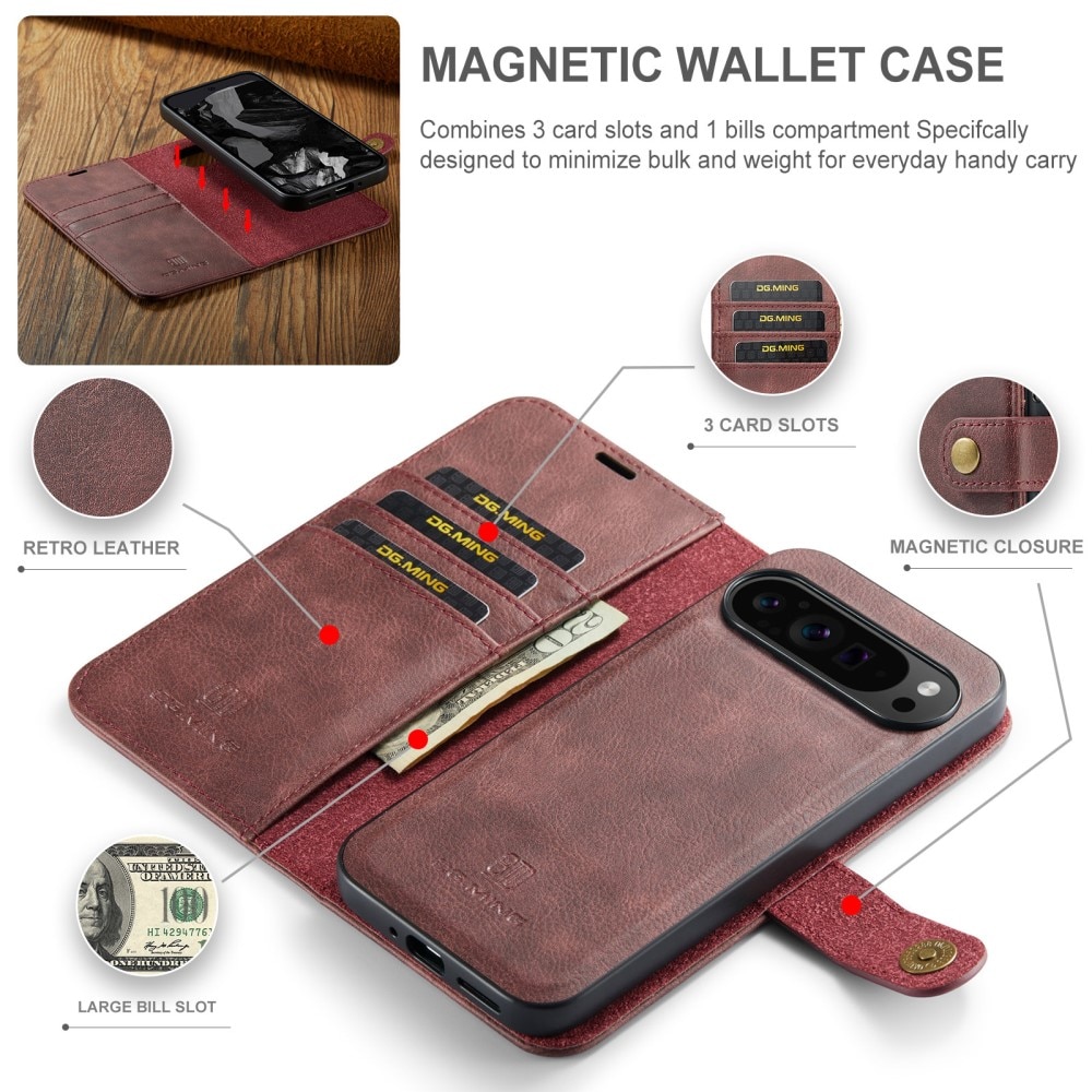 Handytasche Magnetische Google Pixel 9 Pro XL Red