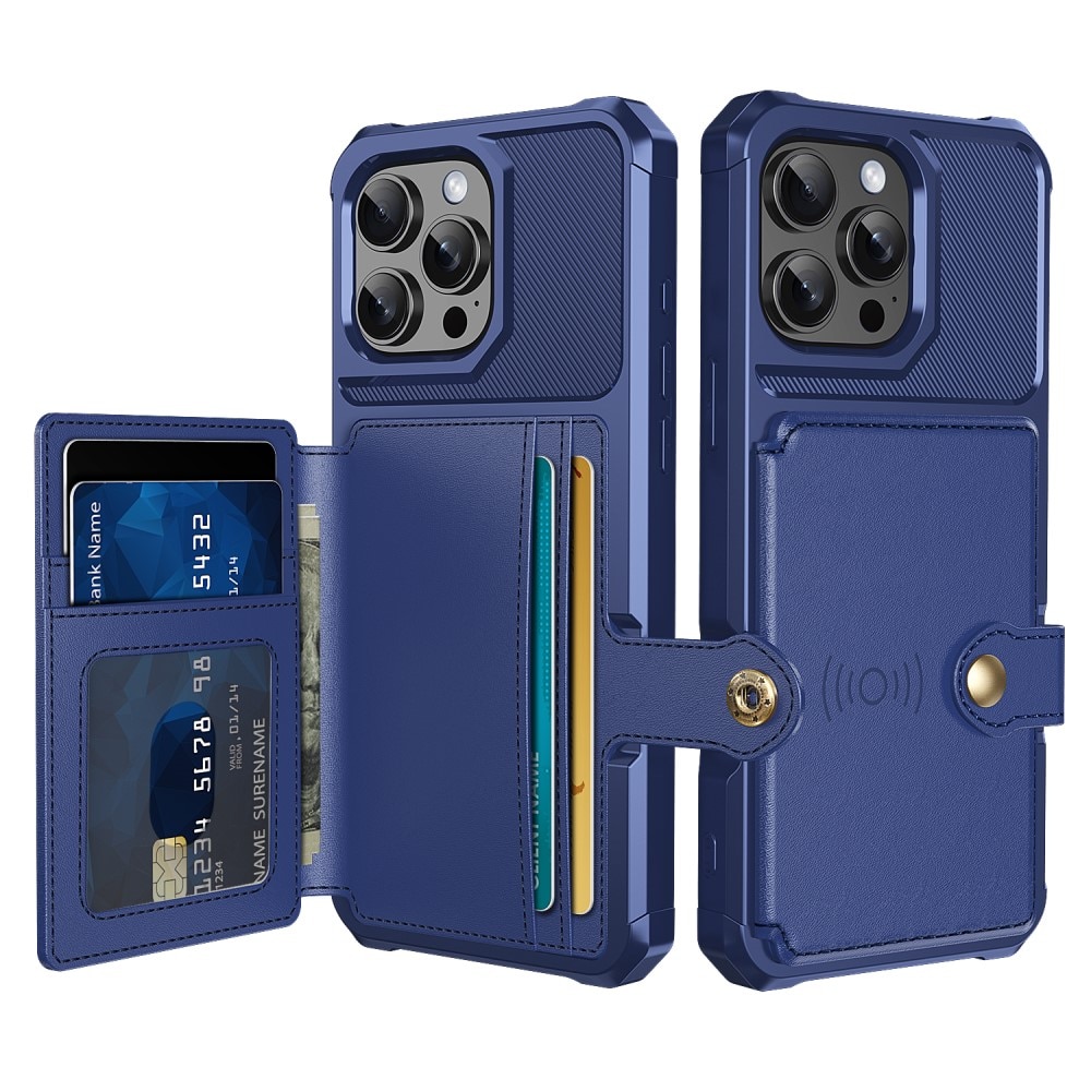 iPhone 16 Pro Tough Multi-slot Case blau