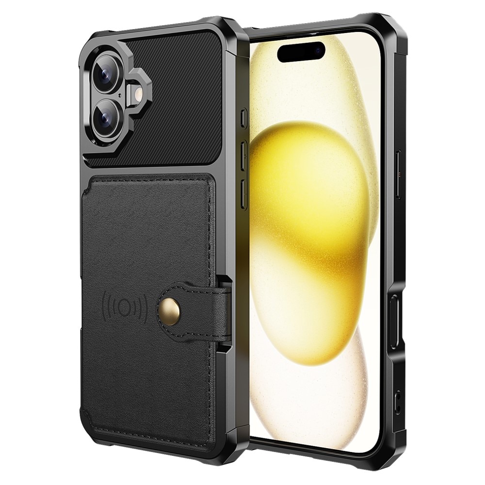 iPhone 16 Tough Multi-slot Case schwarz