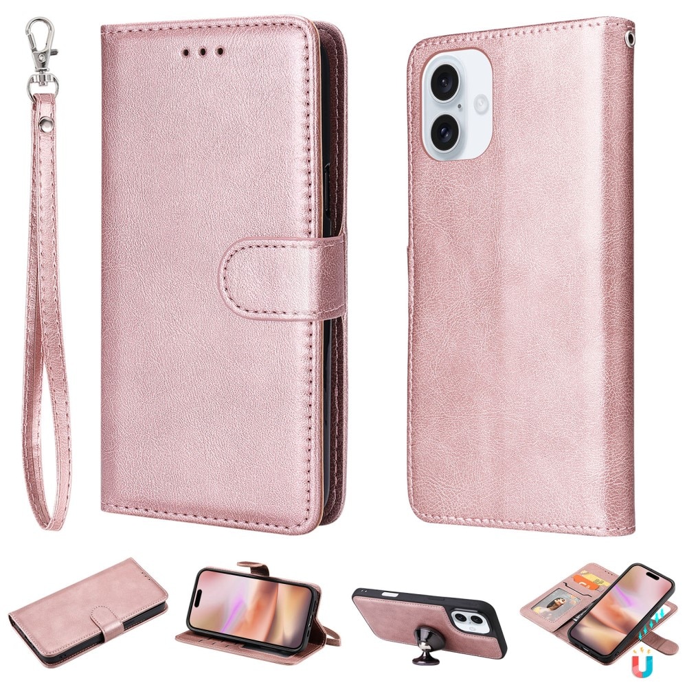 iPhone 16 Magnetische Handytasche rosa